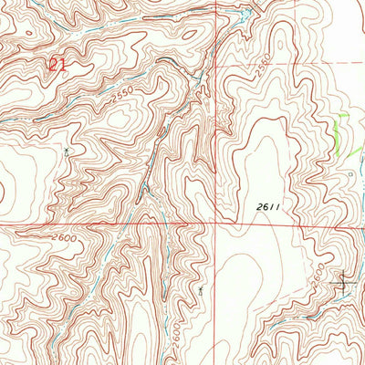 United States Geological Survey Quick SE, NE (1970, 24000-Scale) digital map