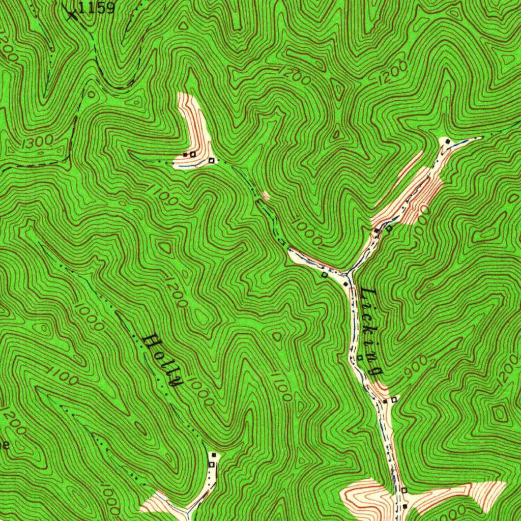Quicksand, KY (1961, 24000-Scale) Map by United States Geological ...
