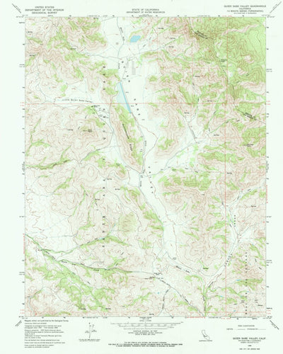 United States Geological Survey Quien Sabe Valley, CA (1968, 24000-Scale) digital map