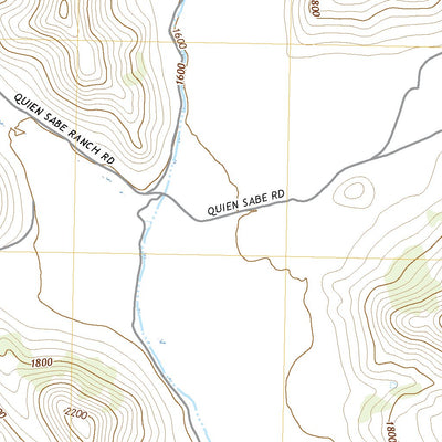 United States Geological Survey Quien Sabe Valley, CA (2021, 24000-Scale) digital map