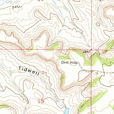 United States Geological Survey Quietus, MT (1972, 24000-Scale) digital map