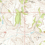 United States Geological Survey Quietus, MT (1972, 24000-Scale) digital map