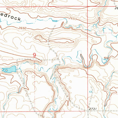 United States Geological Survey Quigley Coulee, MT (1970, 24000-Scale) digital map