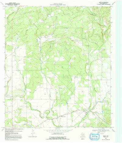 United States Geological Survey Quihi, TX (1969, 24000-Scale) digital map