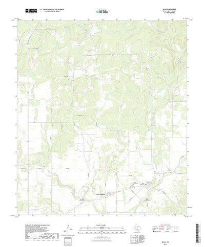 United States Geological Survey Quihi, TX (2022, 24000-Scale) digital map