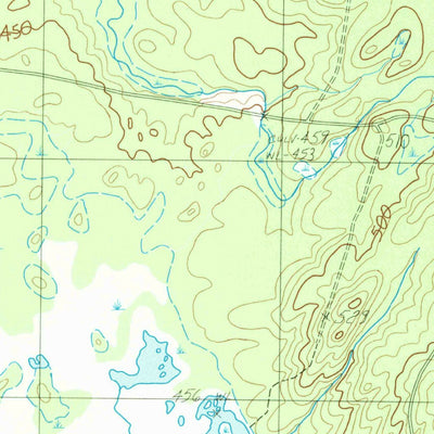 United States Geological Survey Quillpig Mountain, ME (1987, 24000-Scale) digital map