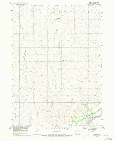 United States Geological Survey Quimby, IA (1969, 24000-Scale) digital map