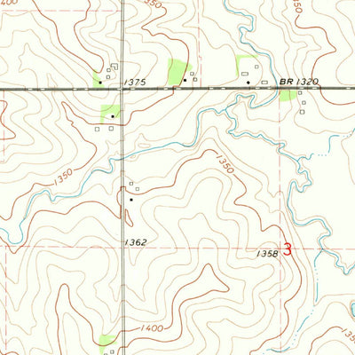 United States Geological Survey Quimby SE, IA (1969, 24000-Scale) digital map