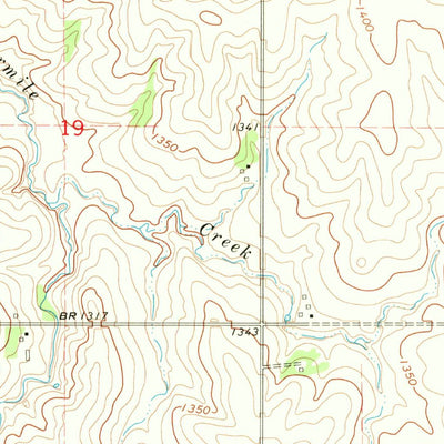 United States Geological Survey Quimby SE, IA (1969, 24000-Scale) digital map