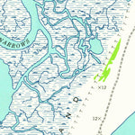 United States Geological Survey Quinby Inlet, VA (1942, 24000-Scale) digital map