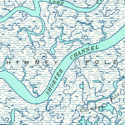 United States Geological Survey Quinby Inlet, VA (1942, 24000-Scale) digital map