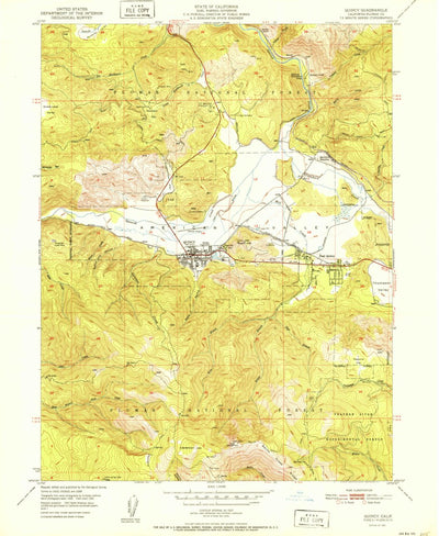 United States Geological Survey Quincy, CA (1951, 24000-Scale) digital map
