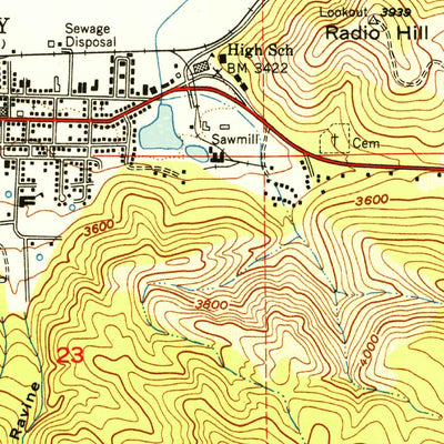 United States Geological Survey Quincy, CA (1951, 24000-Scale) digital map