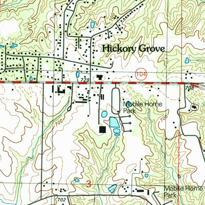United States Geological Survey Quincy East, IL (1995, 24000-Scale) digital map