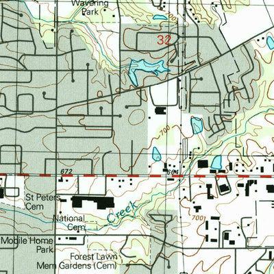United States Geological Survey Quincy East, IL (1995, 24000-Scale) digital map