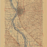United States Geological Survey Quincy, IL-MO (1945, 62500-Scale) digital map