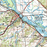 United States Geological Survey Quincy, IL-MO (1956, 250000-Scale) digital map