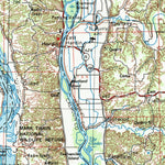 United States Geological Survey Quincy, IL-MO (1956, 250000-Scale) digital map