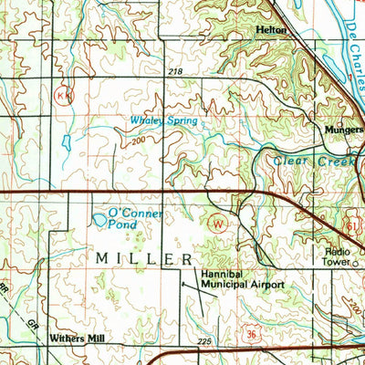 United States Geological Survey Quincy, IL-MO (1986, 100000-Scale) digital map