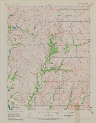 United States Geological Survey Quincy, KS (1968, 24000-Scale) digital map