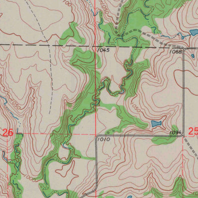 United States Geological Survey Quincy, KS (1968, 24000-Scale) digital map