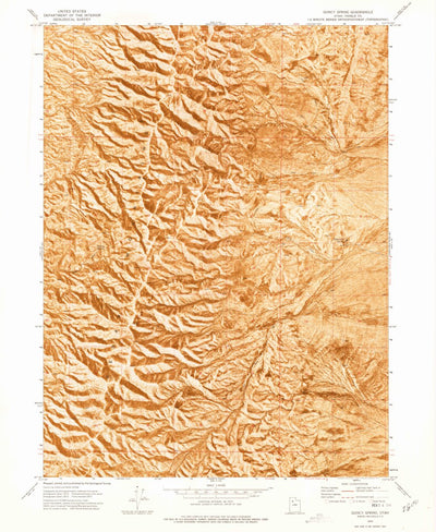 United States Geological Survey Quincy Spring, UT (1973, 24000-Scale) digital map