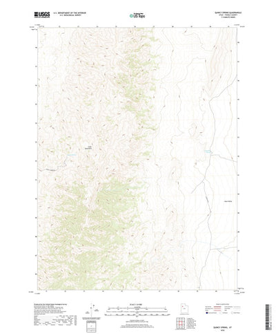 United States Geological Survey Quincy Spring, UT (2020, 24000-Scale) digital map