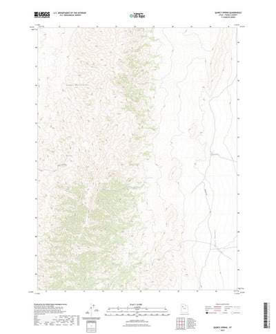 United States Geological Survey Quincy Spring, UT (2023, 24000-Scale) digital map