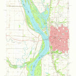 United States Geological Survey Quincy West, IL-MO (1971, 24000-Scale) digital map