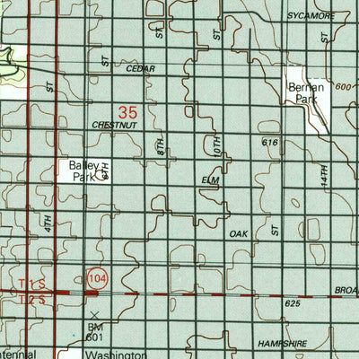 United States Geological Survey Quincy West, IL-MO (1996, 24000-Scale) digital map