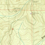 United States Geological Survey Quines Creek, OR (1986, 24000-Scale) digital map