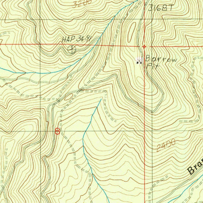 United States Geological Survey Quines Creek, OR (1986, 24000-Scale) digital map