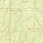 United States Geological Survey Quines Creek, OR (1986, 24000-Scale) digital map