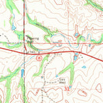 United States Geological Survey Quinlan, OK (1969, 24000-Scale) digital map