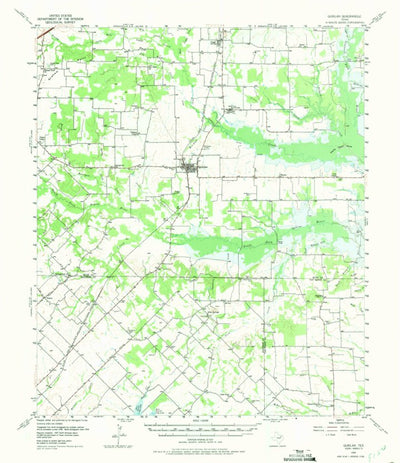 United States Geological Survey Quinlan, TX (1956, 62500-Scale) digital map