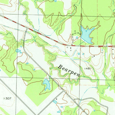 United States Geological Survey Quinlan, TX (1979, 24000-Scale) digital map