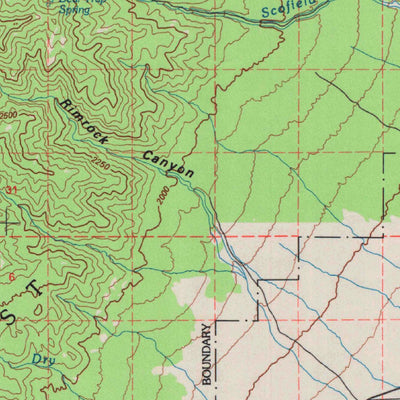 United States Geological Survey Quinn Canyon Range, NV (1988, 100000-Scale) digital map