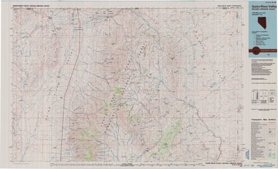 United States Geological Survey Quinn River Valley, NV-OR-ID (1985, 100000-Scale) digital map
