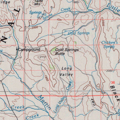 United States Geological Survey Quinn River Valley, NV-OR-ID (1985, 100000-Scale) digital map