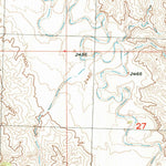 United States Geological Survey Quinn Table, SD (1954, 24000-Scale) digital map