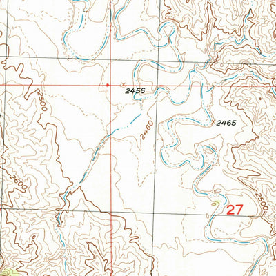 United States Geological Survey Quinn Table, SD (1954, 24000-Scale) digital map