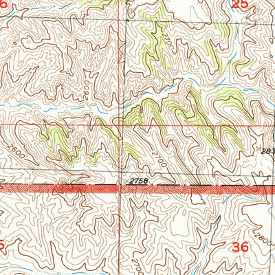 United States Geological Survey Quinn Table, SD (1954, 24000-Scale) digital map