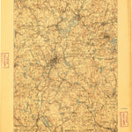 United States Geological Survey Quinsicamond, MA-CT-RI (1908, 125000-Scale) digital map