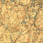 United States Geological Survey Quinsicamond, MA-CT-RI (1908, 125000-Scale) digital map