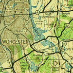 United States Geological Survey Quinsicamond, MA-CT-RI (1943, 125000-Scale) digital map