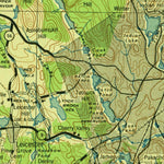 United States Geological Survey Quinsicamond, MA-CT-RI (1943, 125000-Scale) digital map