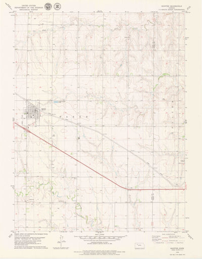 United States Geological Survey Quinter, KS (1979, 24000-Scale) digital map