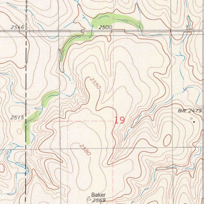 United States Geological Survey Quinter, KS (1979, 24000-Scale) digital map
