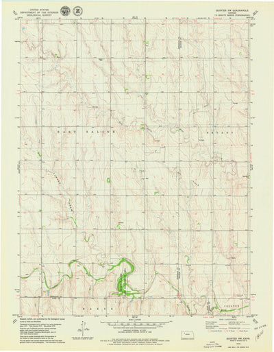 United States Geological Survey Quinter NW, KS (1979, 24000-Scale) digital map