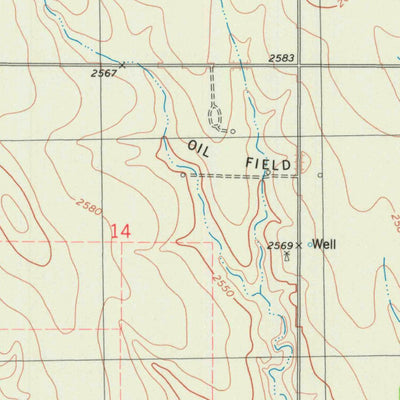 United States Geological Survey Quinter NW, KS (1979, 24000-Scale) digital map